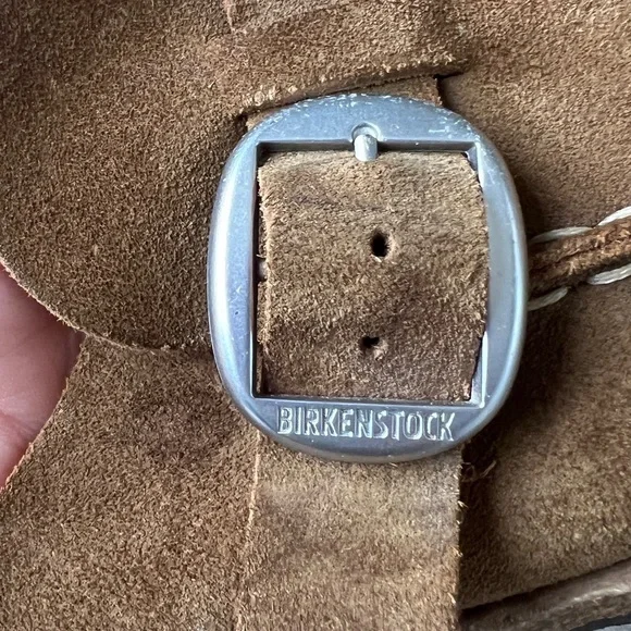 Birkenstock Buckley Clog Womens Brown Suede Mules Shoes Slip-On Sz 245 US 7-7.5 - Picture 3 of 13